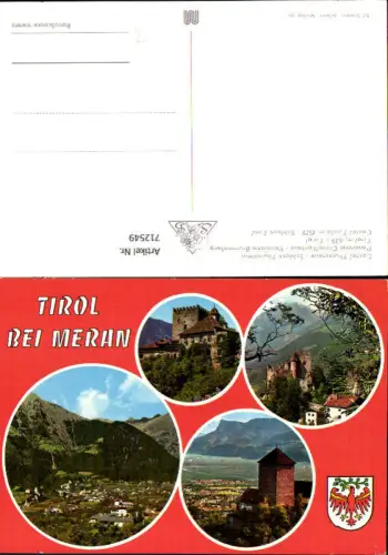 712549 Mehrbild AK Castel Thurnstein Schloss Panorama Castelfontana Brunnenburg Schloss Tirol Castel Tirolo Südtirol