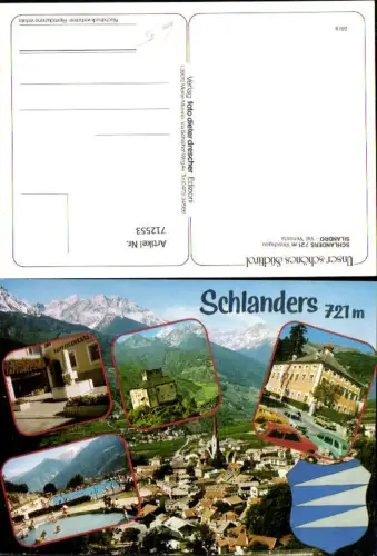 712553 Mehrbild AK Schlanders Vinschgau Silandro Val Venosta Südtirol
