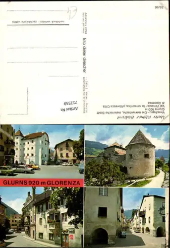 712559 Mehrbild AK Vinschgau Glurns Val Venosta Citta di Glorenza VW Bully Südtirol