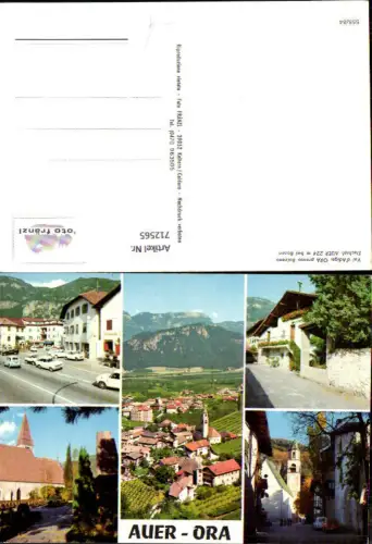 712565 Mehrbild AK Val d Adige Ora presso Bolzano Etschtal Auer b. Bozen Südtirol
