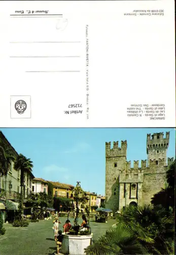 712567 Sirmione Lago di Garda Il Castello Gardasee Schloss Südtirol