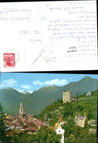 712571 Merano Panorama la cima di Telles Monterosso di Tessa Meran Tellespitze Südtirol