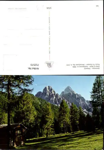 712573 Dolomiten Dolomiti Cima di Sesto Gsellknoten Punta Tre Scarperi Dreischuster Spitze Südtirol