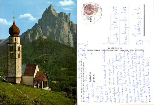 712575 S. Valentino presso Siusi verso lo Sciliar Dolomiti St Valentin b. Seis geg. Schlern Dolomiten Südtirol