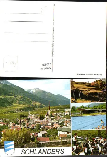 712600 Mehrbild AK Schlanders Silandro Südtirol