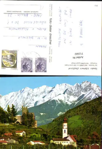 712602 Val Venosta Naturno verso lvigna Vinschgau Naturns geg Ifinger Südtirol