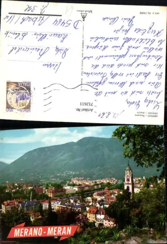 712611 Merano Meran Panorama Südtirol