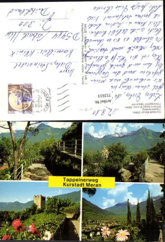 712613 Meran Tappeinerweg Merano luogo di cura Passeggiata Tappainer Südtirol