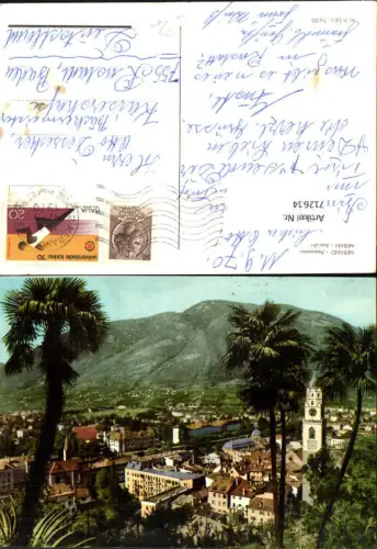 712614 Merano Panorama Meran Ansicht Südtirol