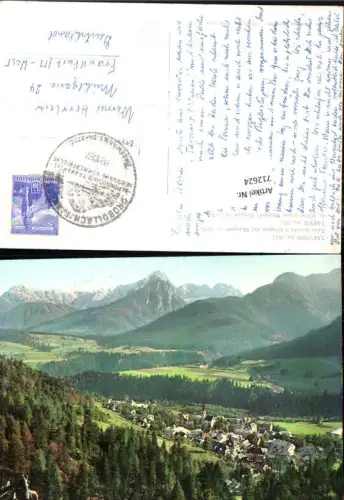 712624 Tarvisio Sullo sfondo il Gruppo del Mangart Tarvis m. Mangart Gruppe Südtirol