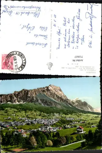 712627 Foto AK Dolomiti Cortina Faloria Sorapis ed Antelao Südtirol