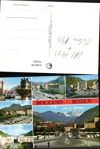 712629 Mehrbild AK Bolzano Bozen Südtirol