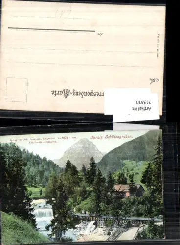 713610 Trentino Tarvis Tarvisio Schlitzagraben