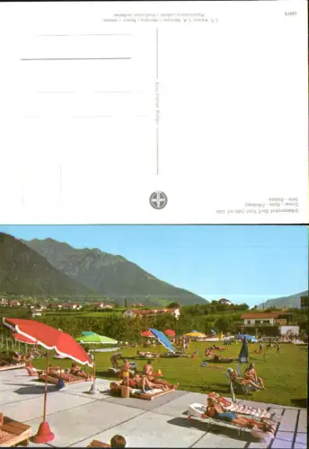 716897 Trentino Dorf Tirol Tirolo Meran Merano Schwimmbad Freibad Bad