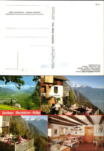 716912 Trentino Vellau Algund Südtirol Gasthaus Oberplatzer