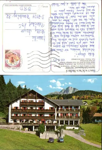 716933 Trentino Hafling b. Meran Merano Pension Cafe Victoria