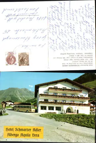 716939 Trentino Unser Frau im Schnalstal Hotel Schwarzer Adler Bus Autobus Reisebus