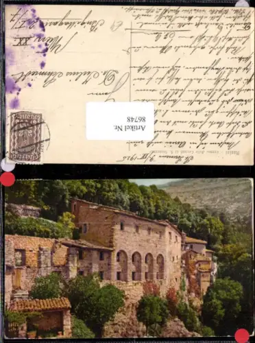 86748,Assisi Eremo delle Carceri di S Frencesco Umbria