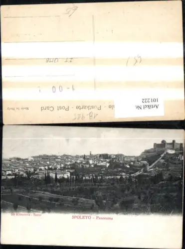 101222,Umbria Spoleto Panorama