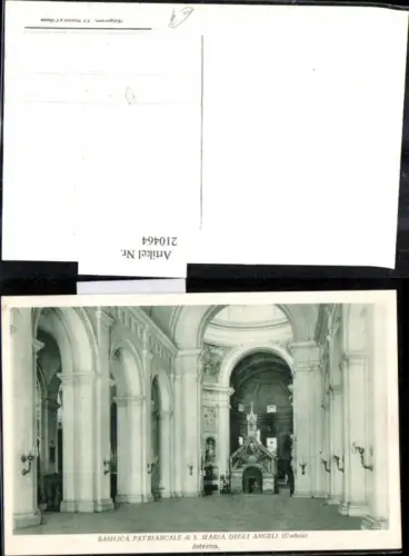 210464,Umbria Basilica Patriarcale di S. Maria Degli Angeli Interno Innenansicht Kirche