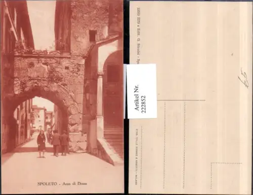 222852,Umbira Spoleto Arco di Druso Bogen