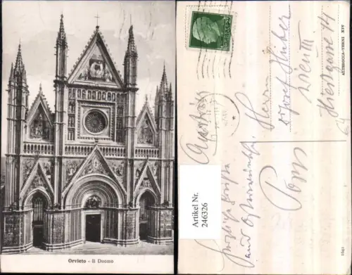 246326,Orvieto Il Duomo Dom Kirche