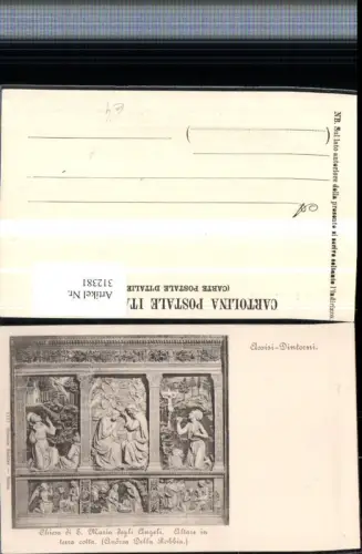 312381,Umbria Perugia Assisi Dintorni Chiesa di S. Maria degli Angeli Altare in terra cotta