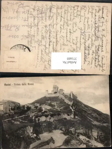 371605,Umbria Perugia Assisi Veduta della Rocca Maggiore Burg Festung