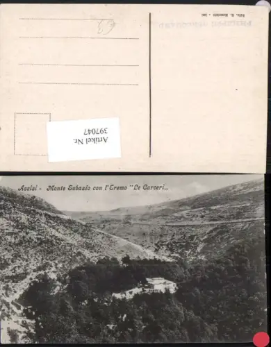 397047,Umbria Perugia Assisi Monte Subasio con l'Eremo Le Carceri