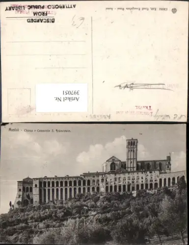 397051,Umbria Perugia Assisi Chiesa e Convento S. Francesco Kirche