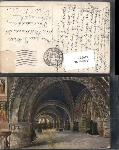 419327,Künstler AK Carlo Taddei Umbria Perugia Assisi Basilica Inferiore di S. Francesco Kirche