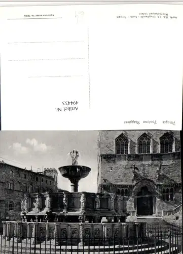 494433,Umbria Perugia Fontana Maggiore Brunnen