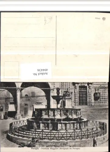 494436,Umbria Perugia Fontana Maggiore Brunnen