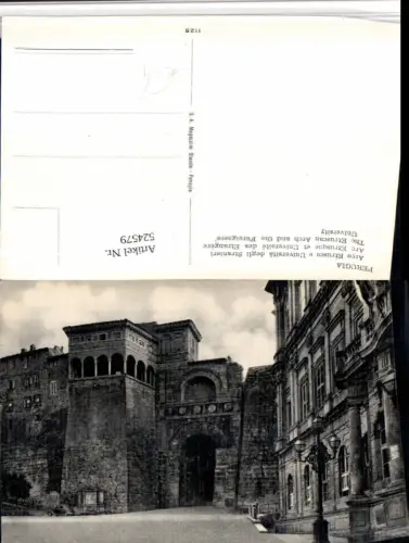 524579,Umbria Perugia Arco Etrusco e Universita degli Stranieri Universität