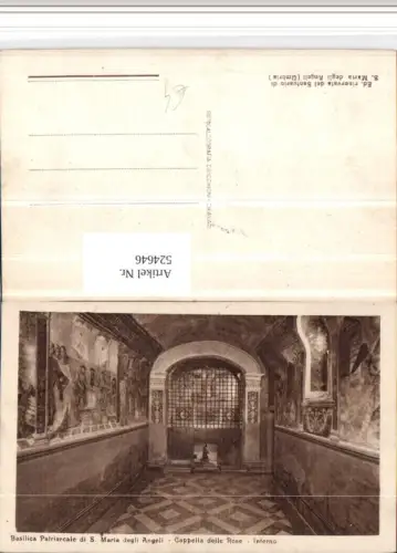 524646,Umbria Perugia Basilica S. Maria degli Angeli Cappella Interno