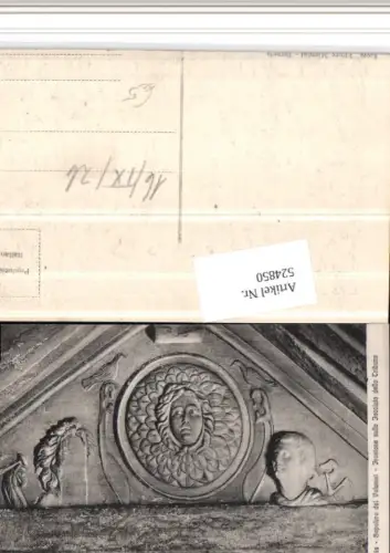 524850,Umbria Perugia Sepolcro di Volumni Frontone sulla Facciata della Tribuna