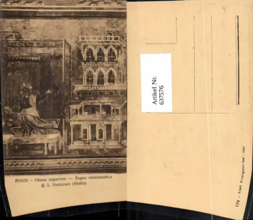 637576,Assisi Chiesa superiore S. Francesco Sogno emblematico Umbria Italy