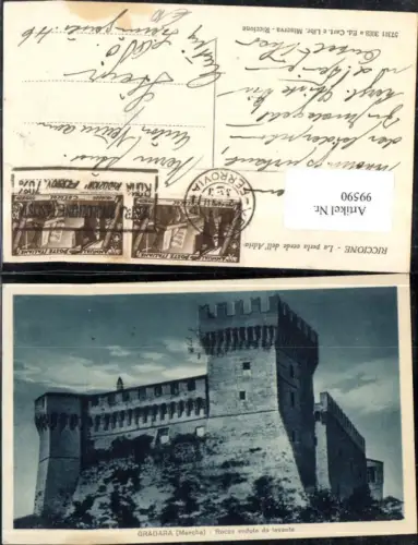 99590,Gradara Rocca veduta da levante