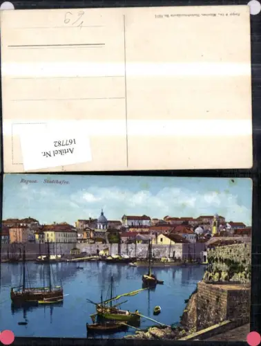 167782,Ragusa Dubrovnik Stadthafen Schiffe Boote pub Purger Co 8374