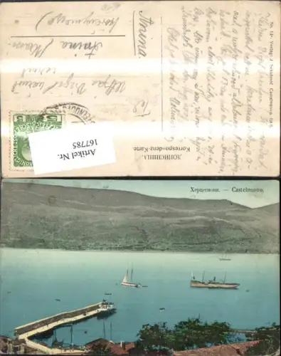 167785,Castelnuovo di Garfagnana Schiff Dampfer Segelboot