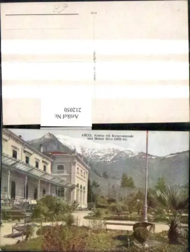 212050,Arco Kasino m. Kurpromenade u. Monte Stivo