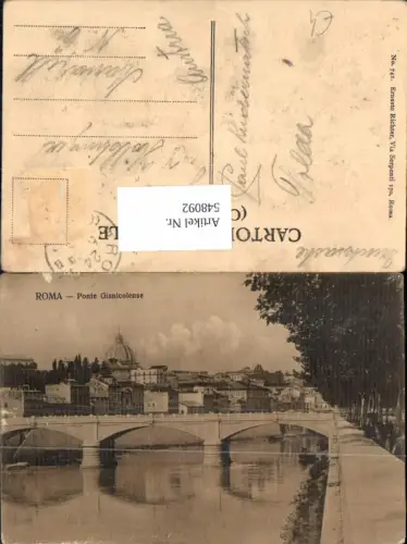 548092,Italy Roma Rom ponte Gianicolense
