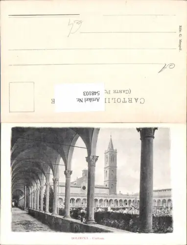 548103,Italy Bologna Certosa