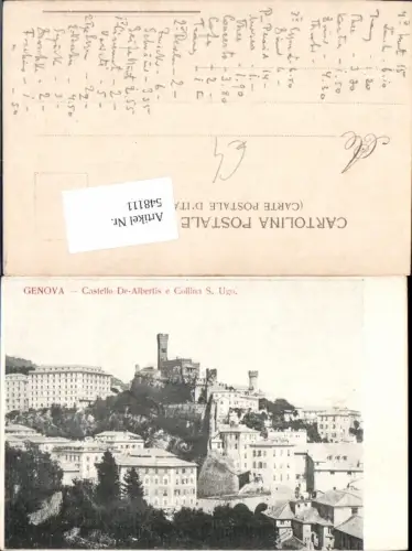 548111,Italy Genova Genua Castello de Albertis Collina