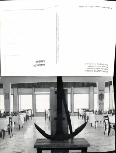 548144,Italy Mailand Milano Restaurant Parrini Speisesaal