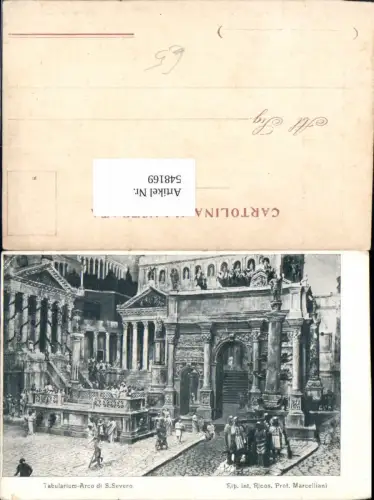 548169,Italy Arco Tabularium Arco di S. Severo