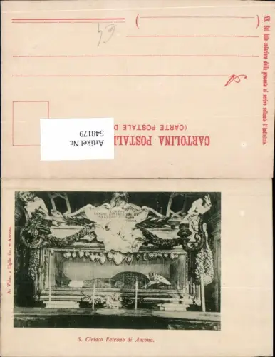 548179,Italy Ancona San Ciriaco Patrona Patron Heiliger Relique