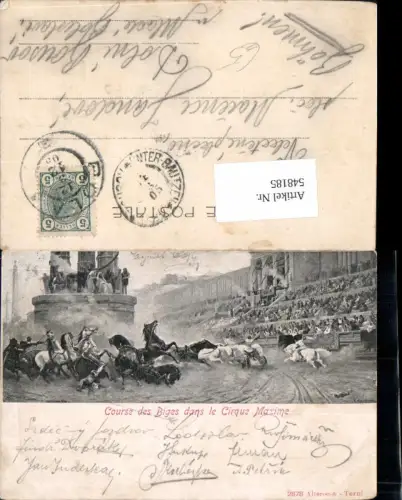 548185,Italy Terni Course Biges dans Cirque maxime