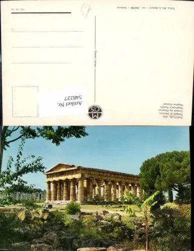 548227,Italy Paestum Templo di Nettuno Neptun Tempel