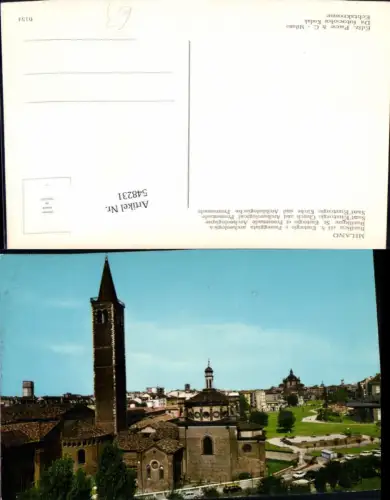 548231,Italy Mailand Milano S. Eustorgio